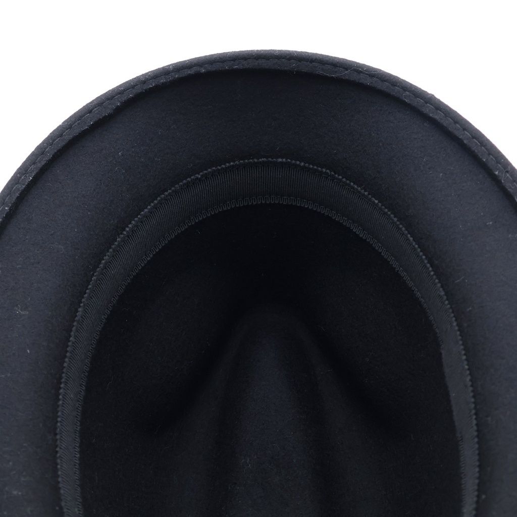 Gucci Interlocking Wool Folded Hat Black — view 5