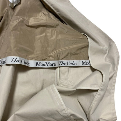 Max Mara the Cube Cotton Stainless Steel Coat 34 Beige — view 7
