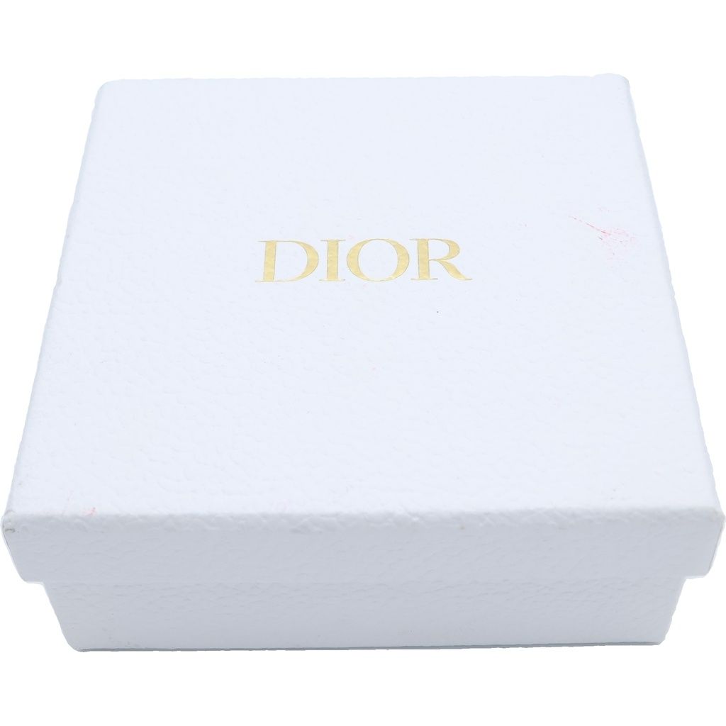 Dior Lotus Wallet Trifold Compact Coin Case Smoky Blue Cannage Patent Leather — view 6