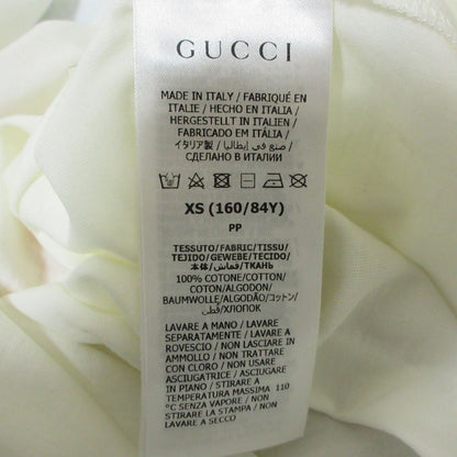 Gucci Logo Print Short Sleeve T-Shirt XS White — view 5