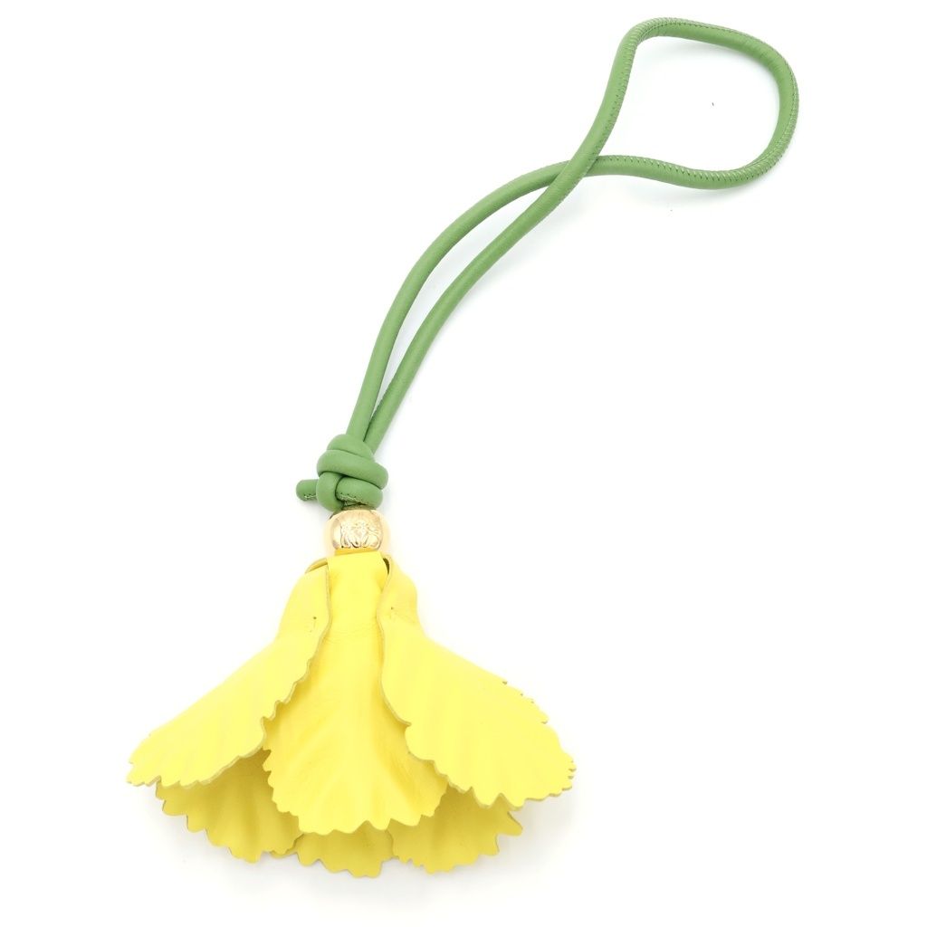Loewe Tulip Bag Charm Yellow