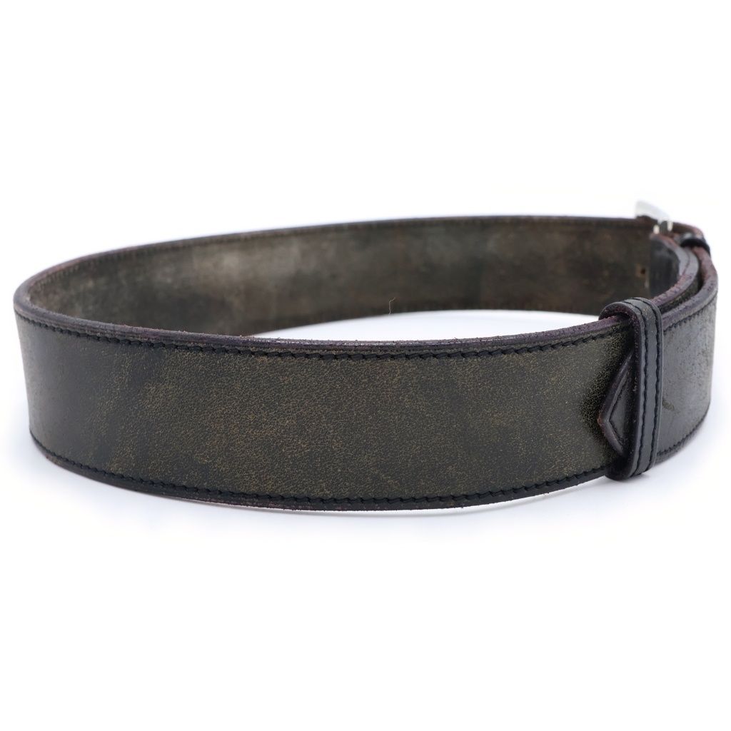 Hermes Etriviere Leather Belt Black — view 3