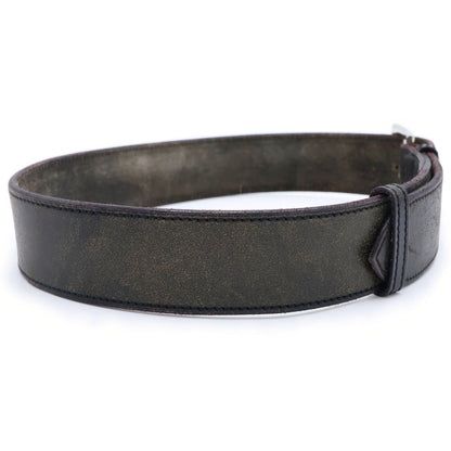 Hermes Etriviere Leather Belt Black — view 3