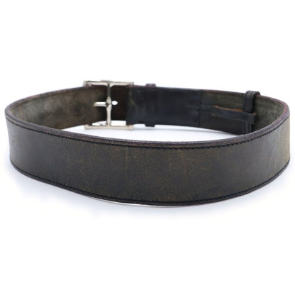 Hermes Etriviere Leather Belt Black — view 2