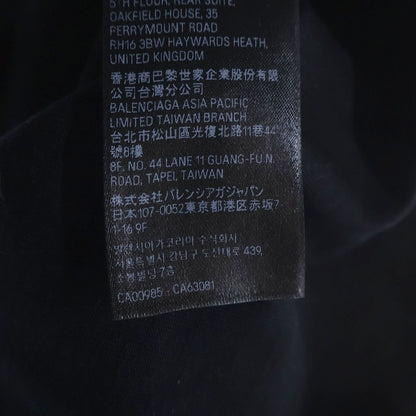 Balenciaga Heavy Metal Long Sleeve T-Shirt Logo Distressed Crew Neck Long — view 8