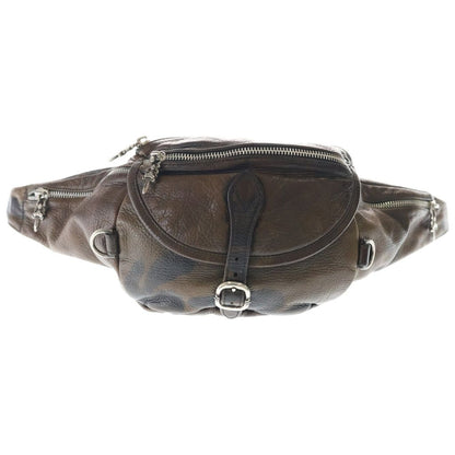 Chrome Hearts 1 Snat Pack Dagger Zip Gunslinger Belt Leather Waist Bag Tank Camo