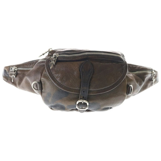 Chrome Hearts 1 Snat Pack Dagger Zip Gunslinger Belt Leather Waist Bag Tank Camo