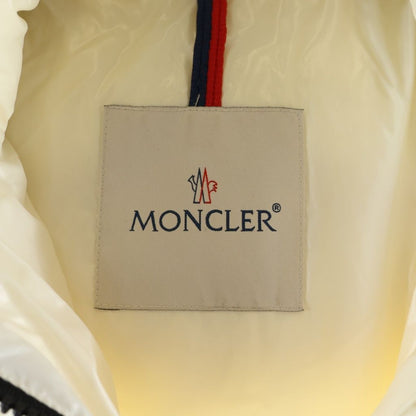 Moncler Moka Hooded Down Jacket Long Coat White — view 7