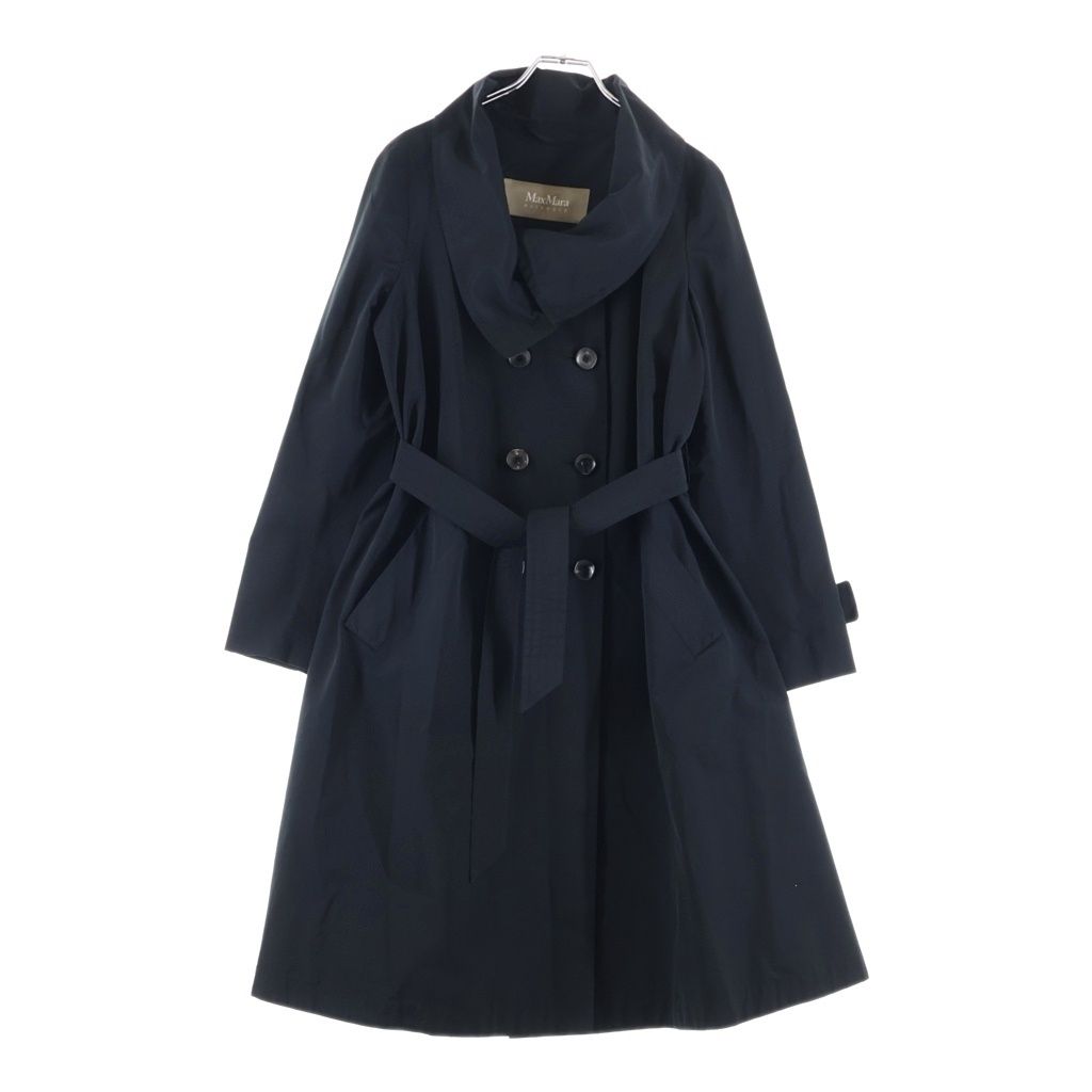 Max Mara Tessuto Coat Black