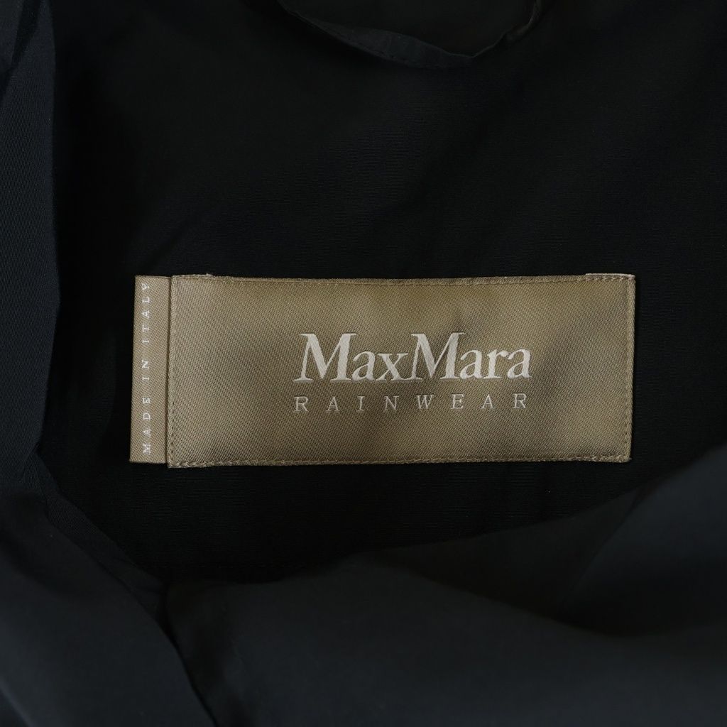 Max Mara Tessuto Coat Black — view 6