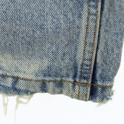Balenciaga Pull Up Wide Baggy Denim Pants Indigo — view 4