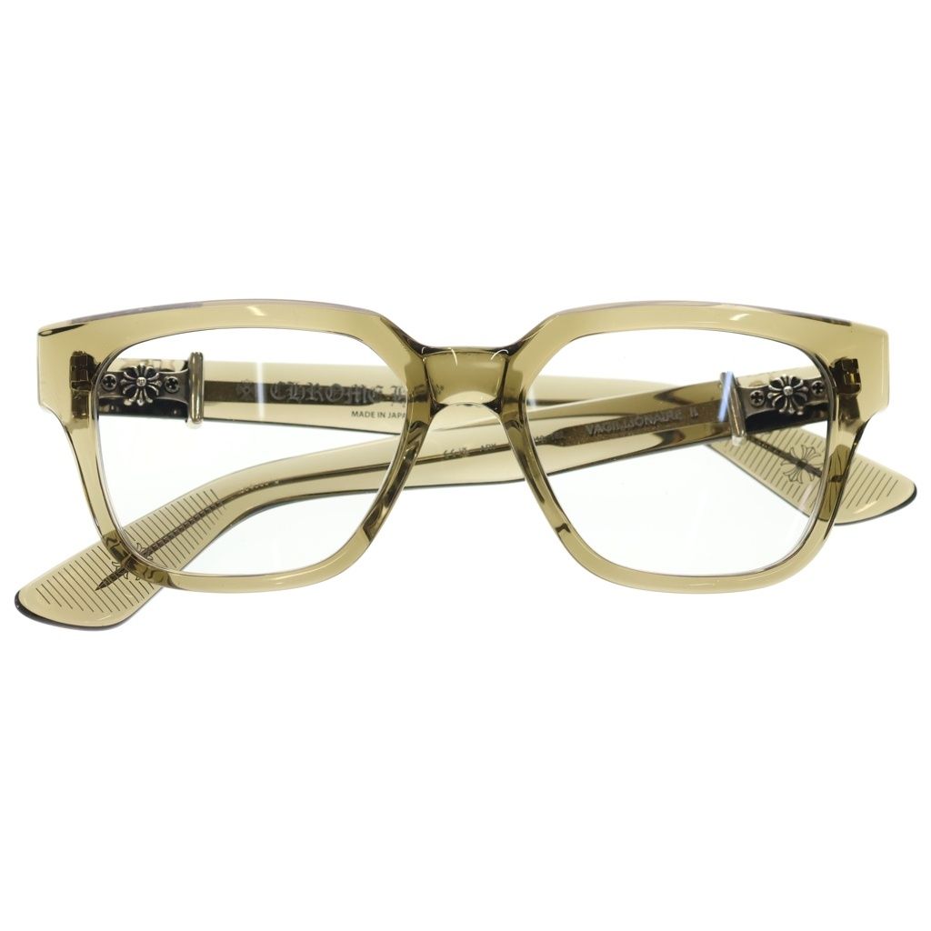 Chrome Hearts Vagillionaire 2 Vagilionaire Daga Temple Wellington Eyewear Khaki