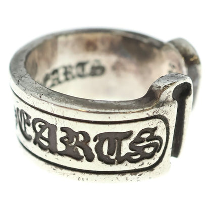 Chrome Hearts LG Scroll Label Ring Silver — view 4