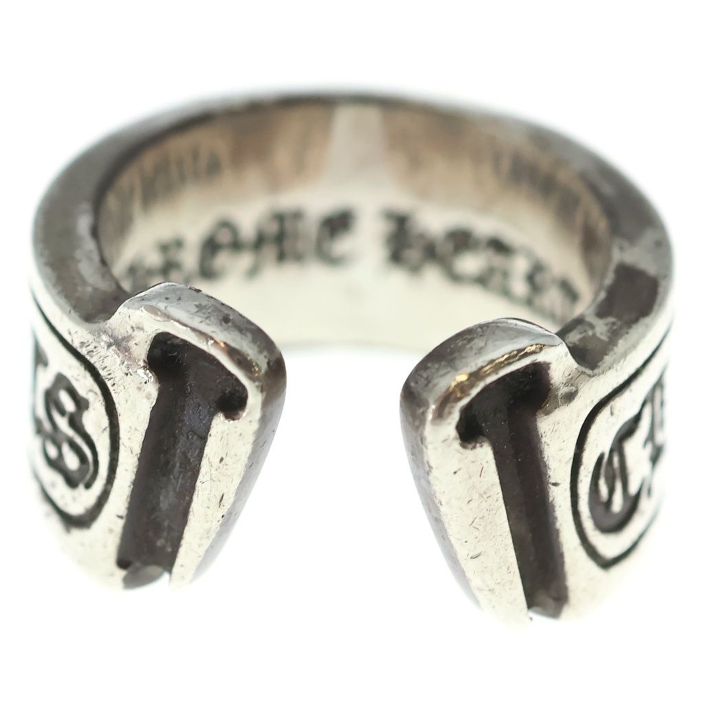 Chrome Hearts LG Scroll Label Ring Silver — view 2