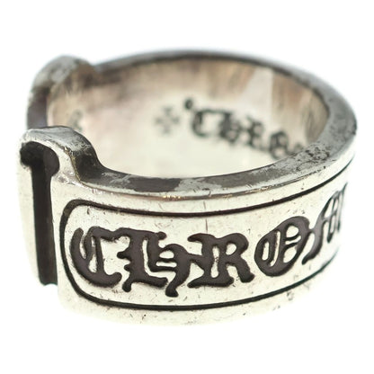 Chrome Hearts LG Scroll Label Ring Silver — view 3