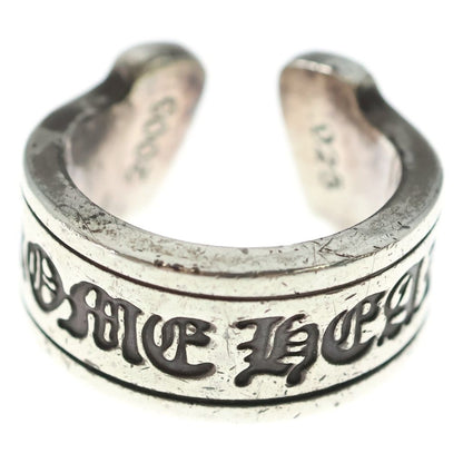Chrome Hearts LG Scroll Label Ring Silver