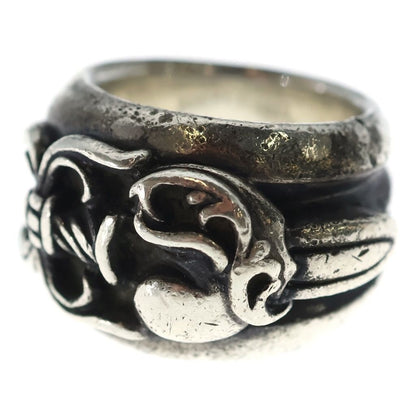Chrome Hearts Dagger Heart Daga Ring Silver — view 4