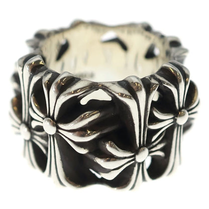 Chrome Hearts Square Cemetery Cross Silver Ring — view 3