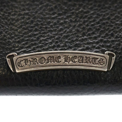 Chrome Hearts Wave Mini Leather Wallet Black — view 6