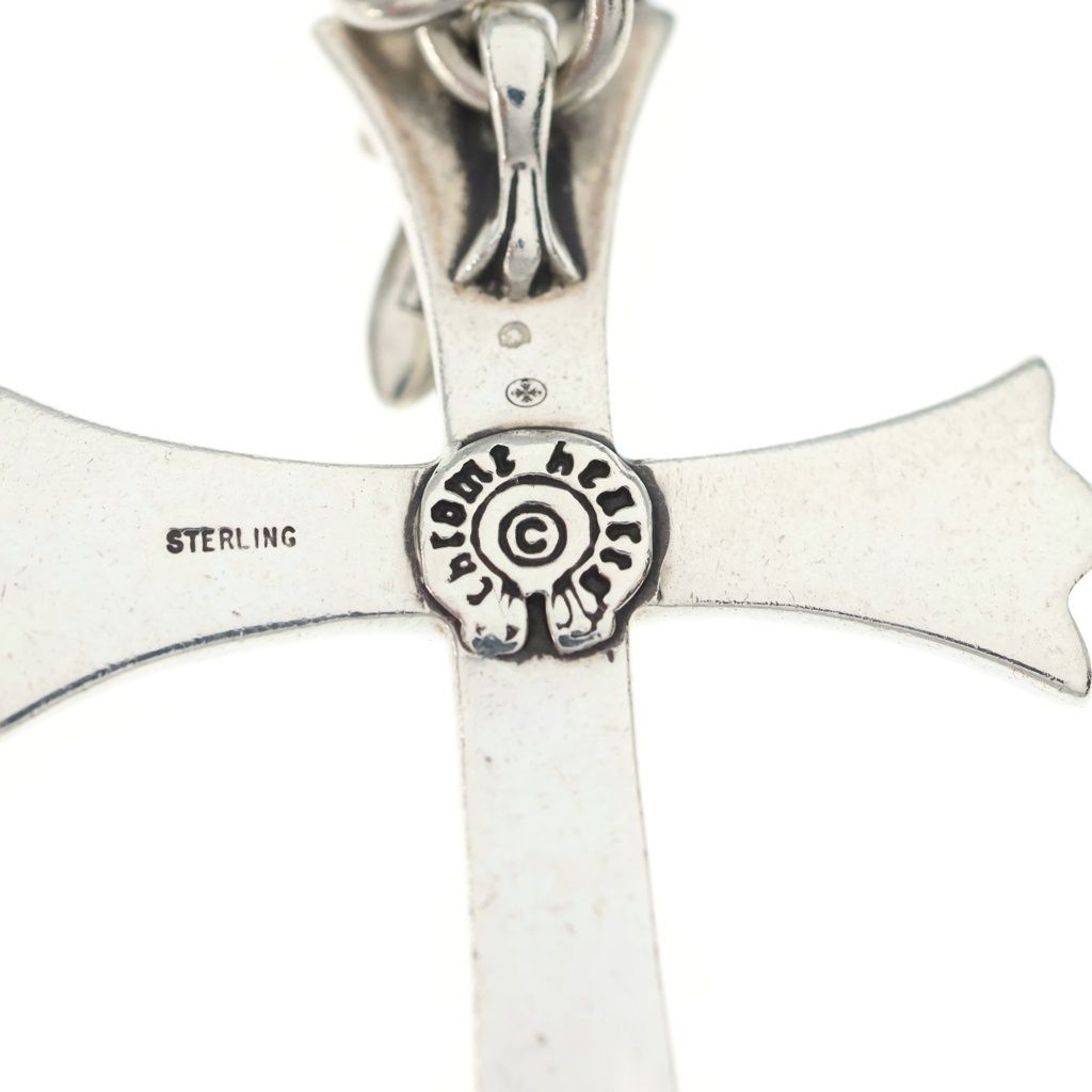 Chrome Hearts Crs Dggr Large Cross Dagger Key Ring Silver — view 6