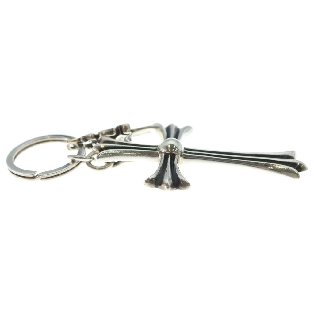 Chrome Hearts Crs Dggr Large Cross Dagger Key Ring Silver — view 4