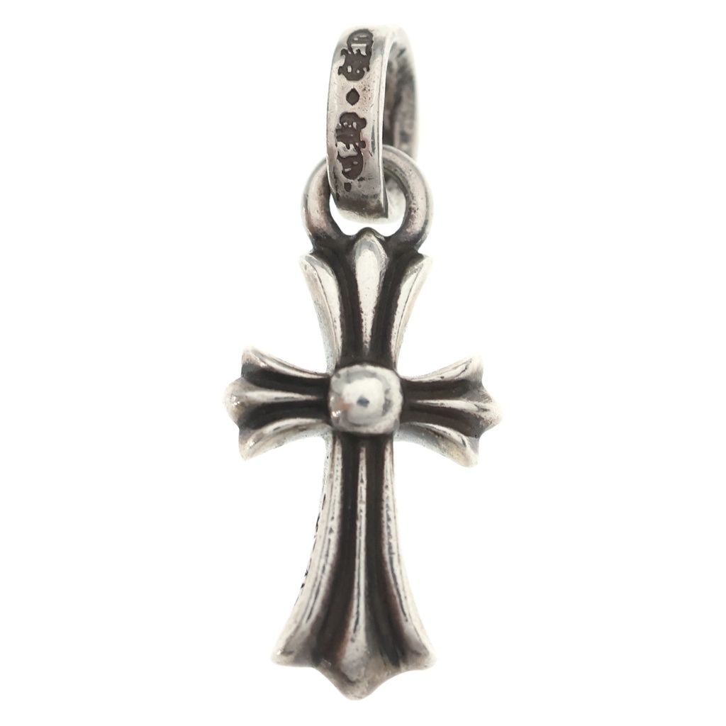 Chrome Hearts Crs Baby Fat Cross Pendant Top Silver — view 2