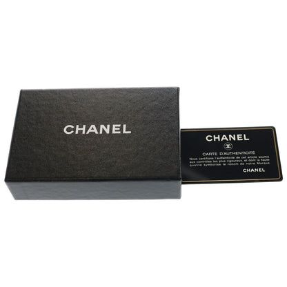 Chanel Quilted Card Case Business Holder Black Caviar Leather Gold — view 6