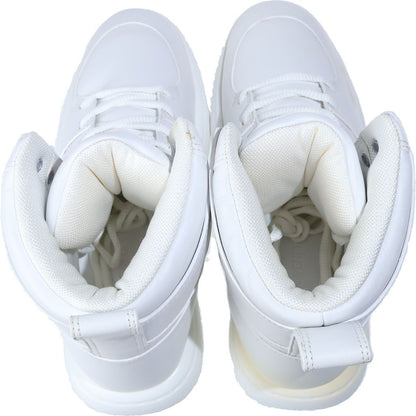 Bottega Veneta Rogo Detailed Hightop Sneaker Logo — view 4
