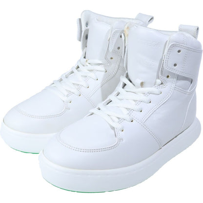 Bottega Veneta Rogo Detailed Hightop Sneaker Logo — view 2