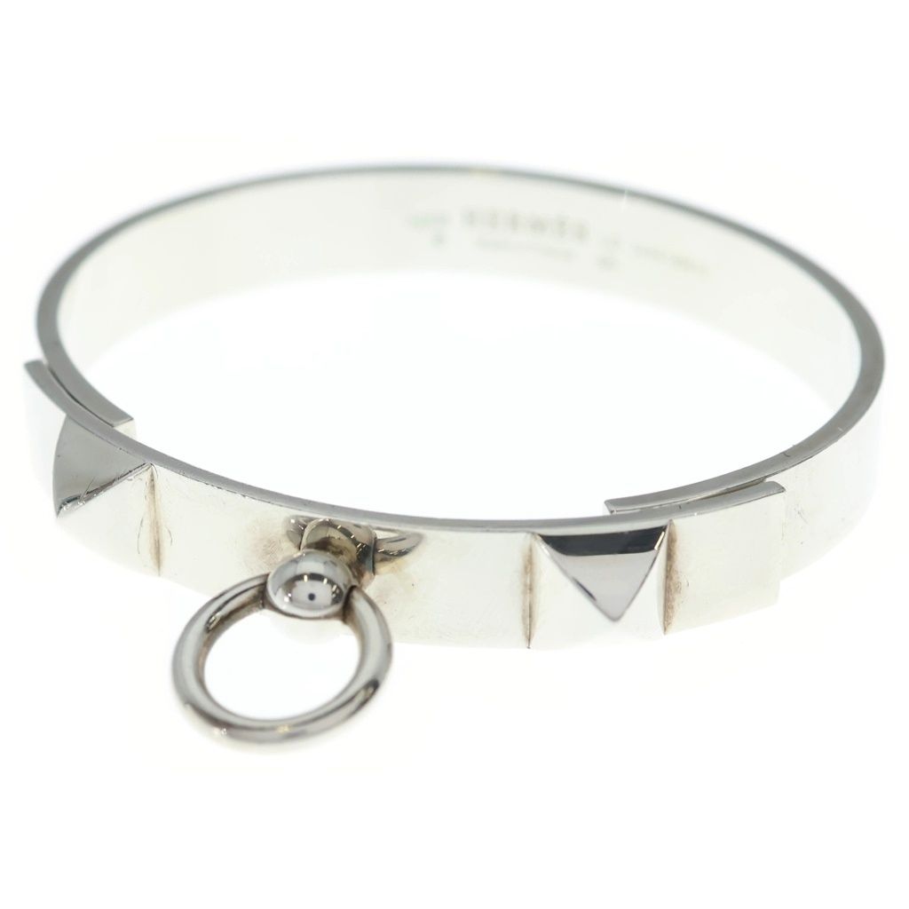 Hermes Collier de Chien Bracelet Silver