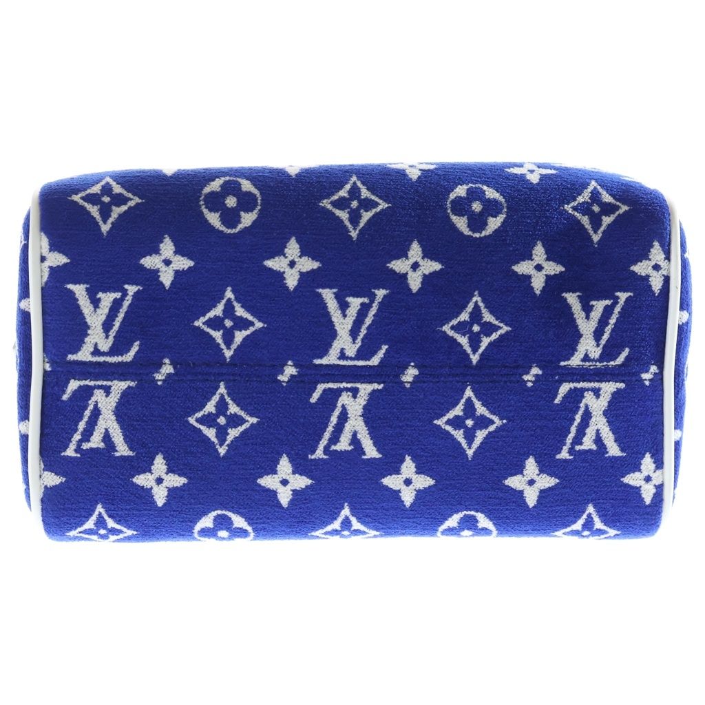 Louis Vuitton LV Match Speedy Bandouliere 20 2-Way Shoulder Bag Mini Blue White — view 4