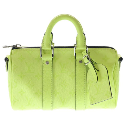Louis Vuitton Keepall Bandouliere 25 Taigarama Mini Boston Bag Neon Yellow