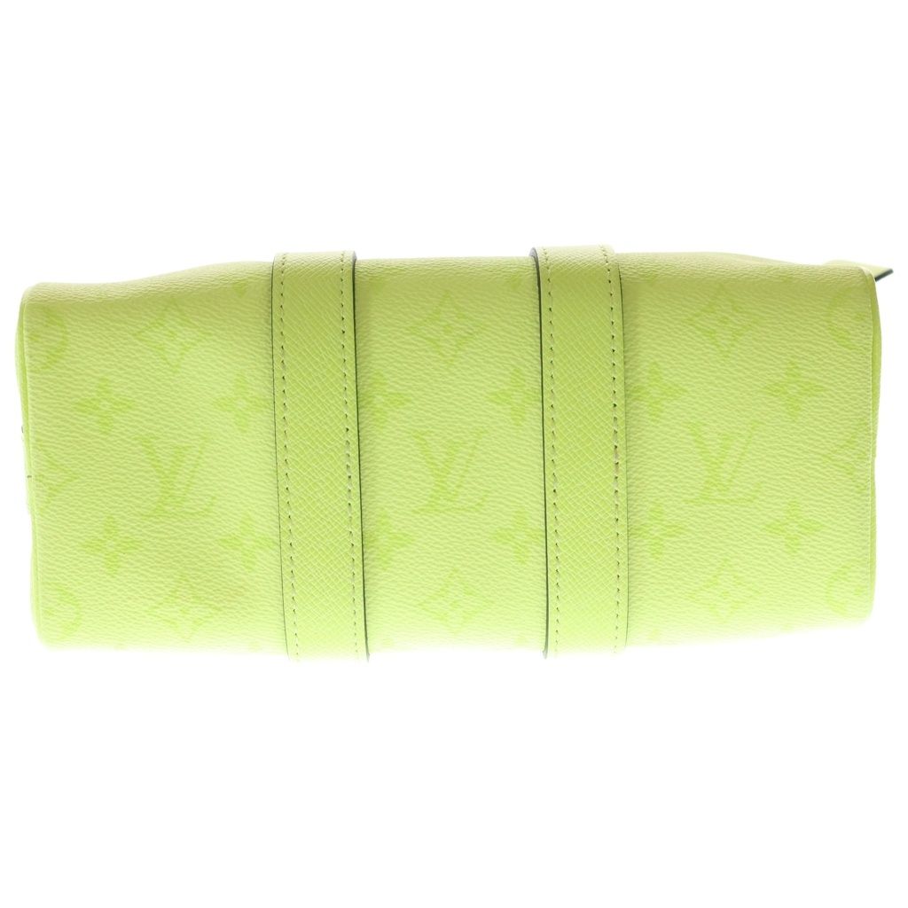Louis Vuitton Keepall Bandouliere 25 Taigarama Mini Boston Bag Neon Yellow — view 4
