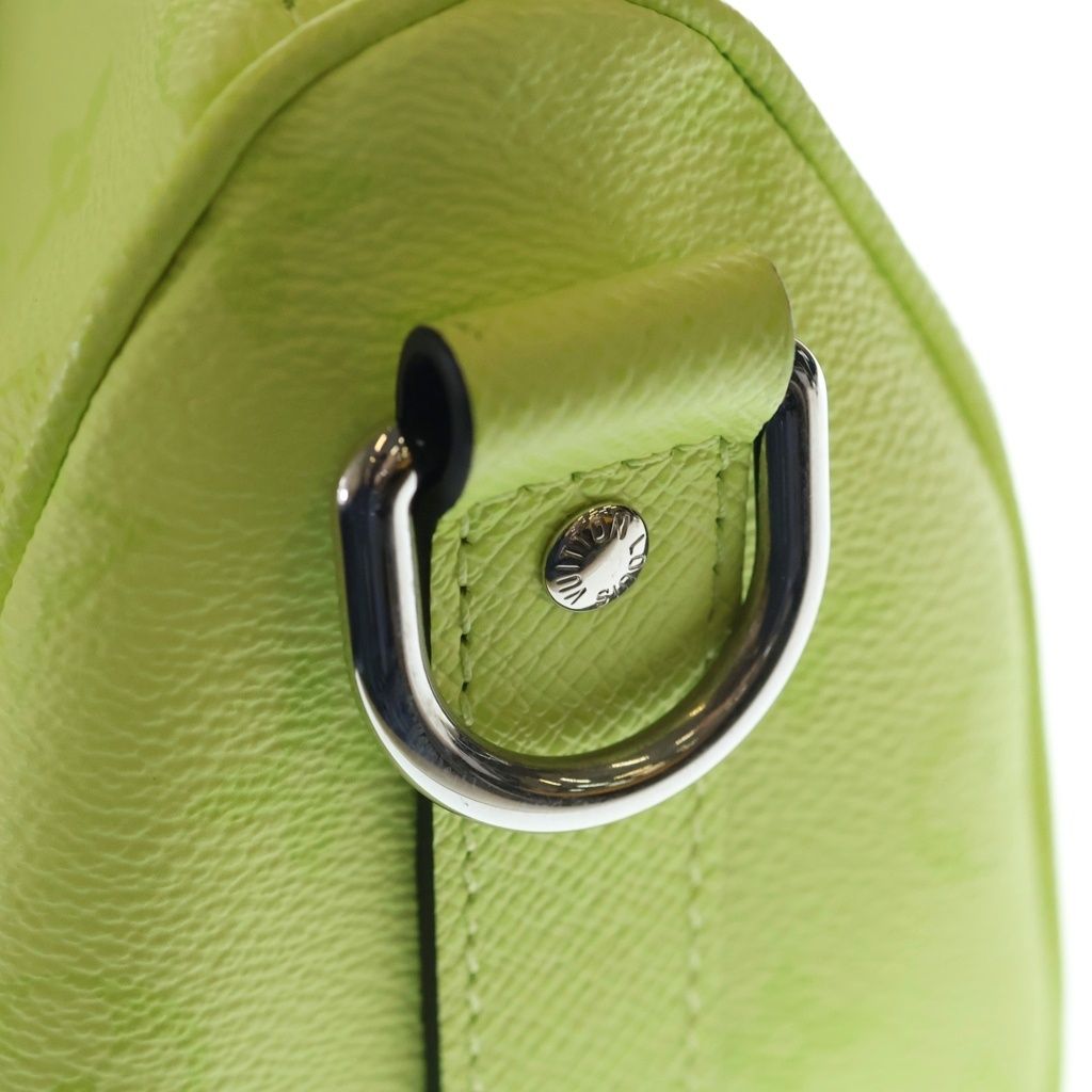 Louis Vuitton Keepall Bandouliere 25 Taigarama Mini Boston Bag Neon Yellow — view 5
