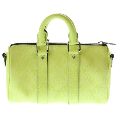 Louis Vuitton Keepall Bandouliere 25 Taigarama Mini Boston Bag Neon Yellow — view 2