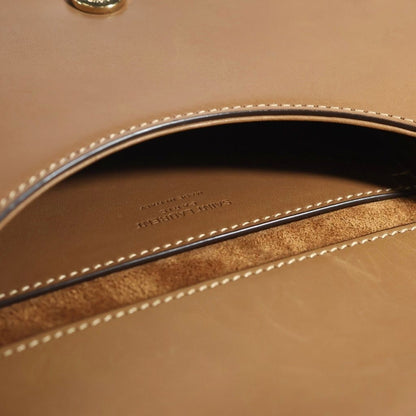Saint Laurent Paris Voltaire Mini Cassandra Logo Plate Leather Shoulder — view 5