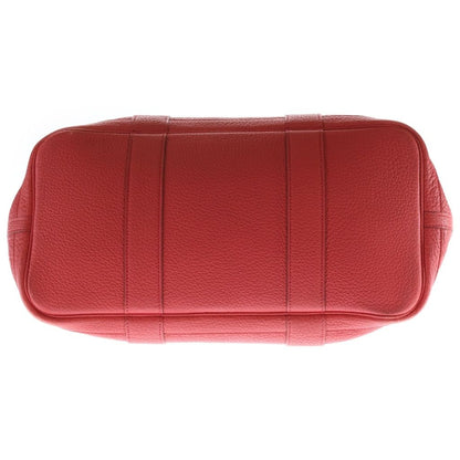 Hermes Garden Party GM Handbag Salmon Pink Negonda Leather Silver — view 4