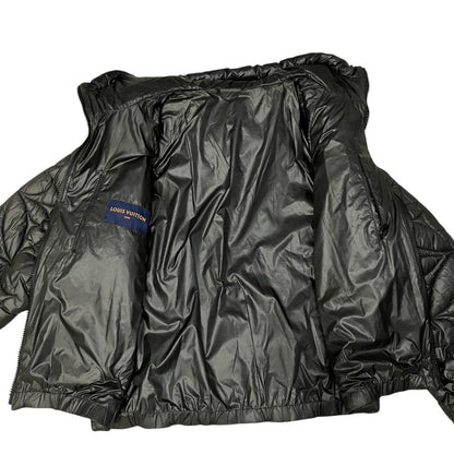 Louis Vuitton Monogram Flower Quilted Hoodie 50 Black — view 3