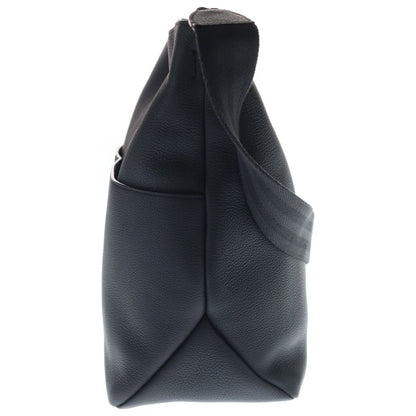 Dior Vertical Hobo Shoulder Bag Black Leather Silver — view 3