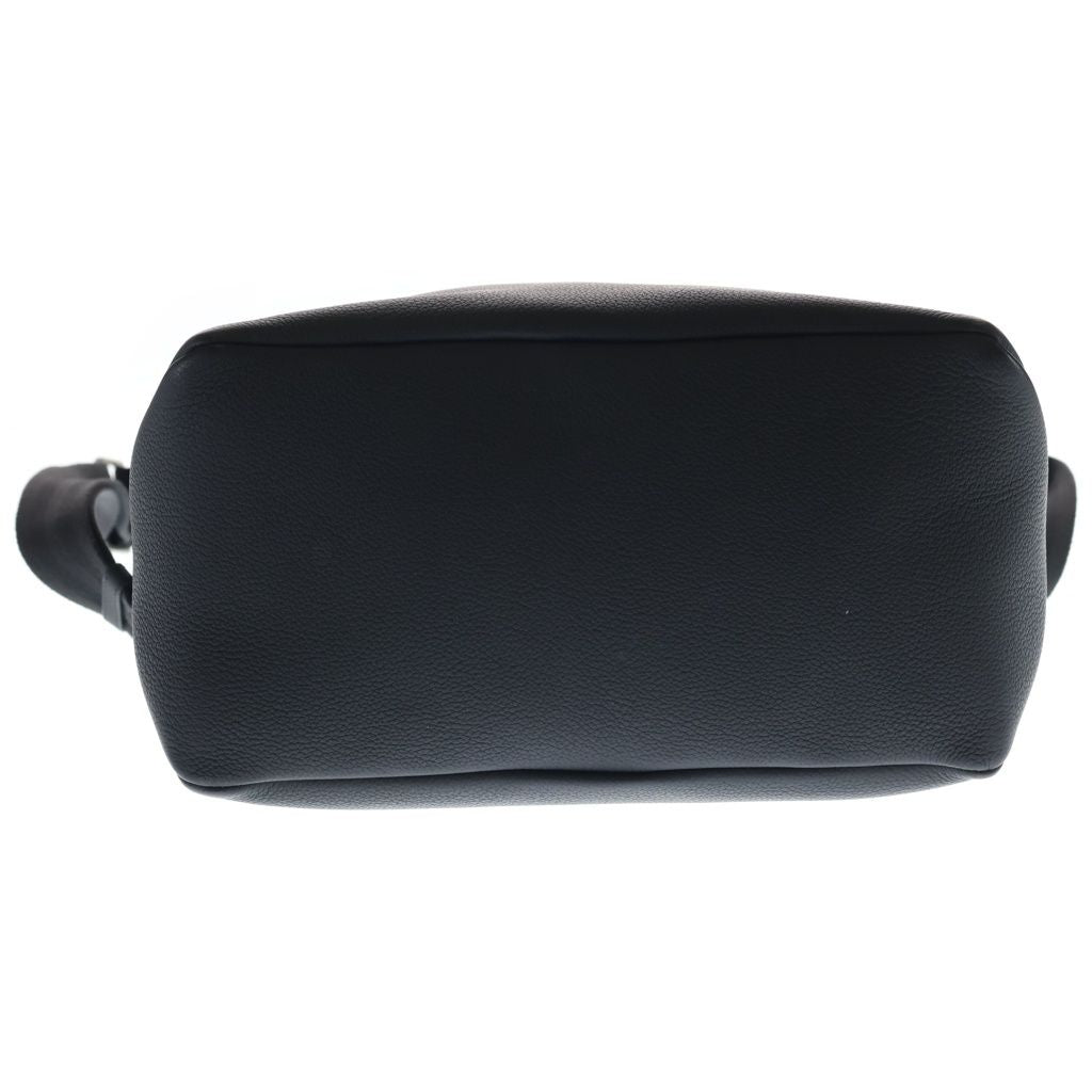 Dior Vertical Hobo Shoulder Bag Black Leather Silver — view 4