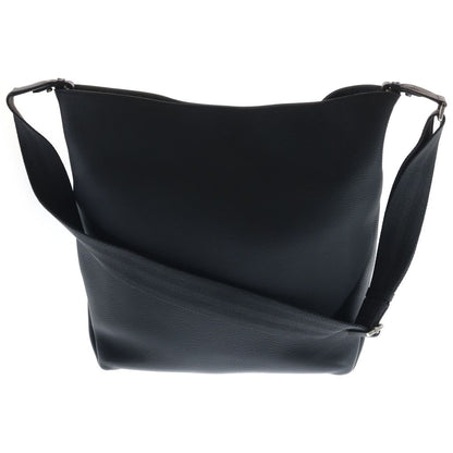 Dior Vertical Hobo Shoulder Bag Black Leather Silver — view 2