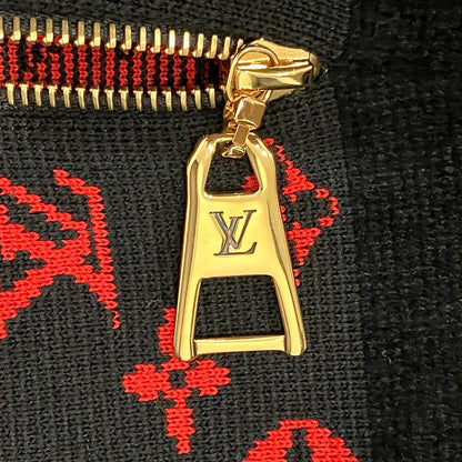 Louis Vuitton Monogram a Line Sleeveless Knit Dress S Black — view 5
