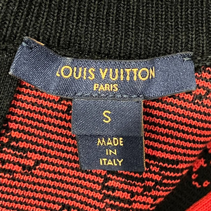 Louis Vuitton Monogram a Line Sleeveless Knit Dress S Black — view 6