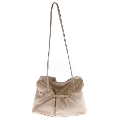 Prada Small Mini Shoulder Bag Baby Pink Calfskin Gold