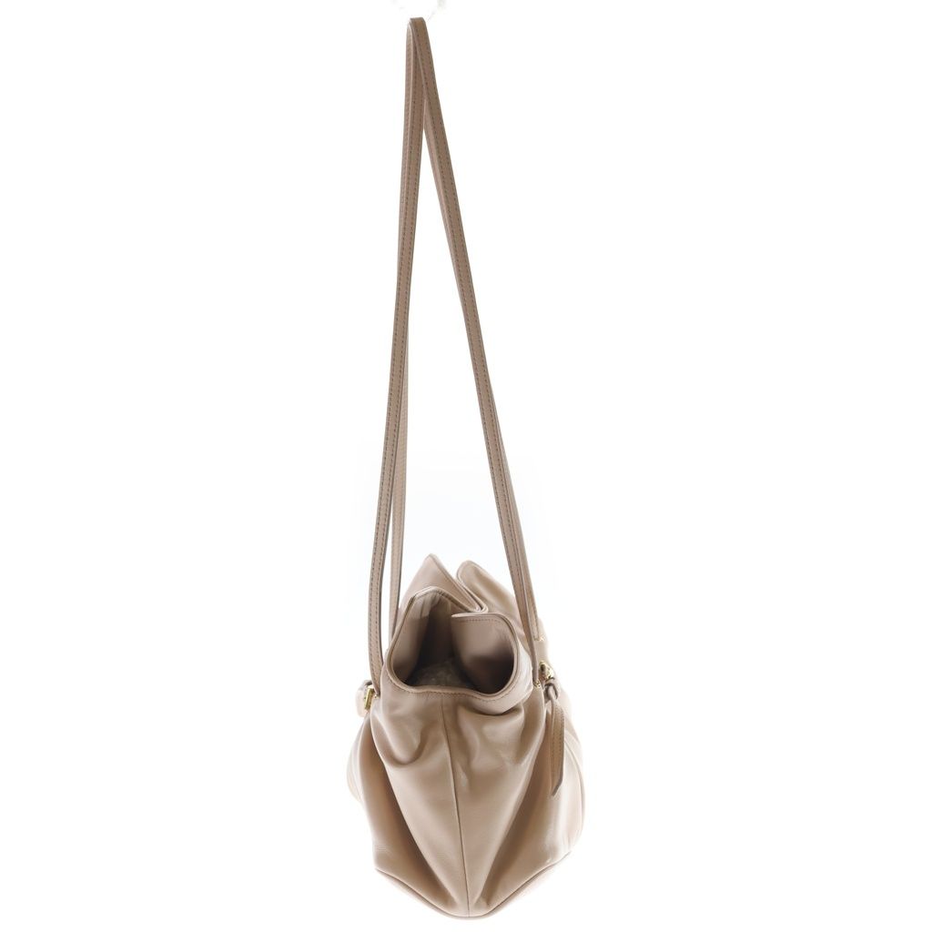 Prada Small Mini Shoulder Bag Baby Pink Calfskin Gold — view 3