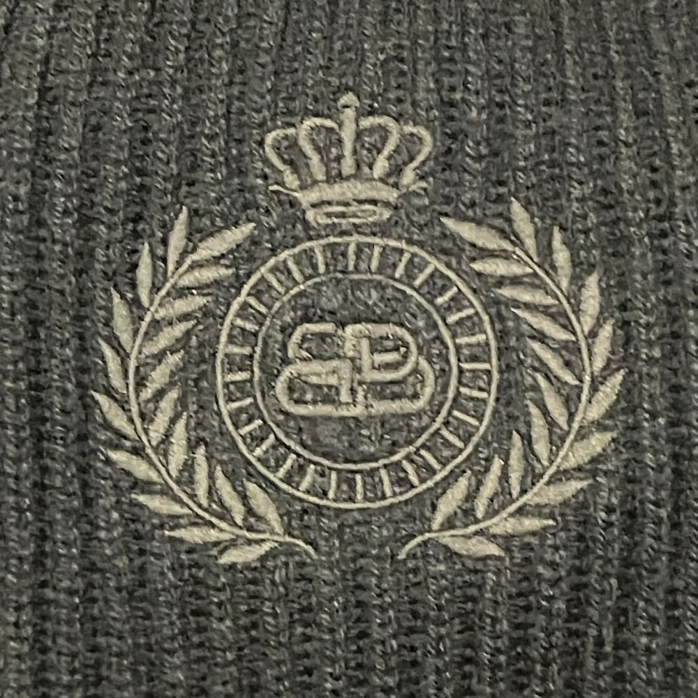 Balenciaga Hybrid V-neck Shirt Docking Knit XS Navy Sweater — view 3