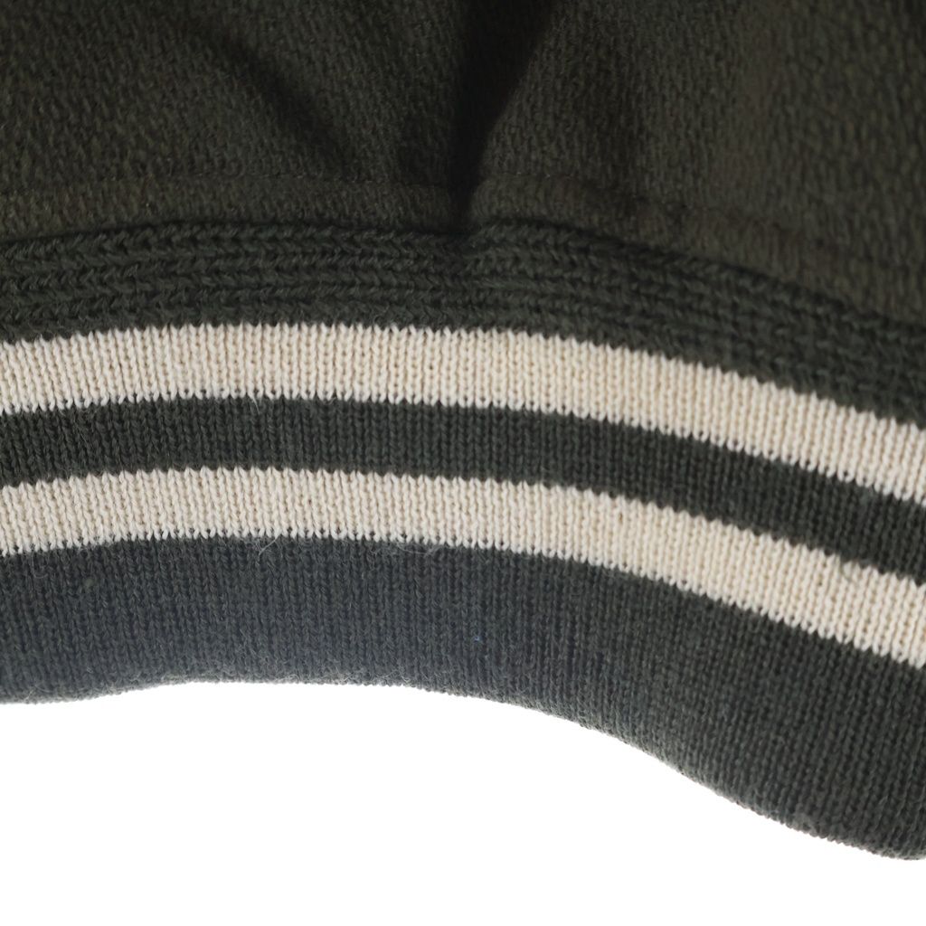 Saint Laurent Paris Teddy Jacket Full Snap Button Khaki — view 6