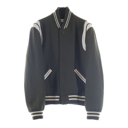 Saint Laurent Paris Teddy Jacket Full Snap Button Khaki