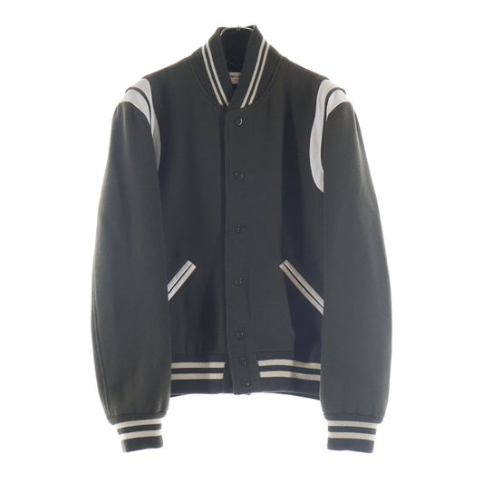 Saint Laurent Paris Teddy Jacket Full Snap Button Khaki