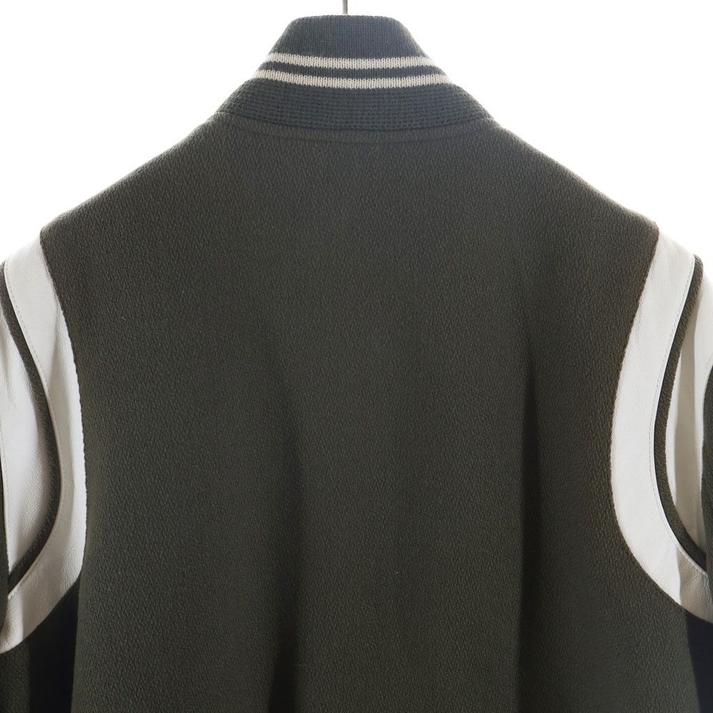 Saint Laurent Paris Teddy Jacket Full Snap Button Khaki — view 4